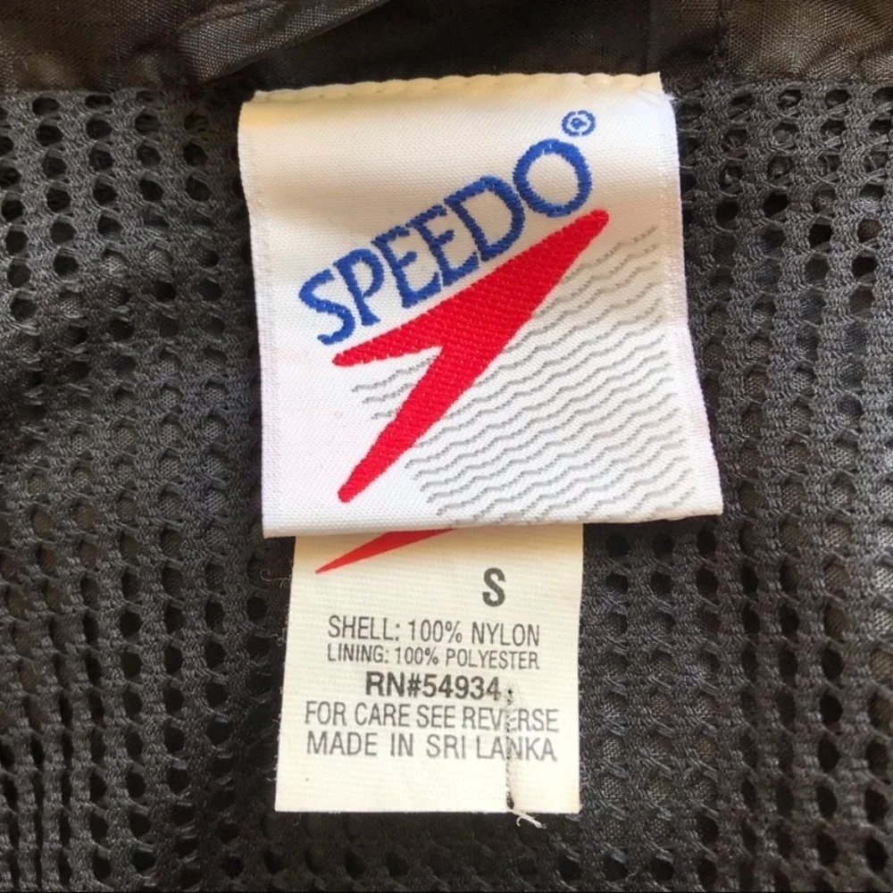 Speedo Windbreaker Rain Jacket Size Men’s Small